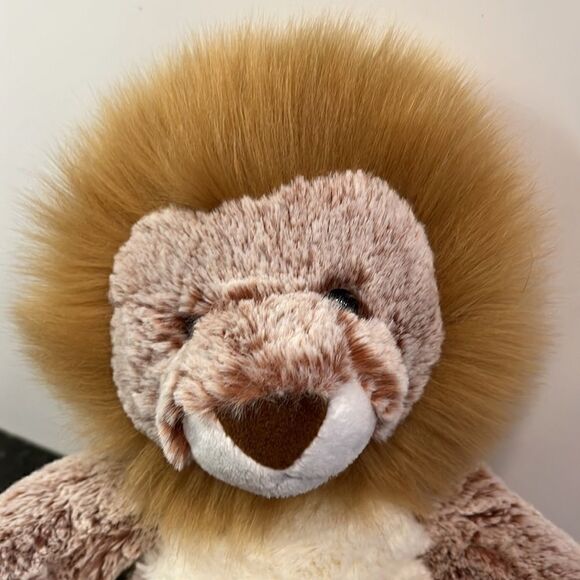 Leon Aurora Plush Lion Brown Stuffed Animal Wildlife Large Cat Soft Leo… - Picture 2 of 8